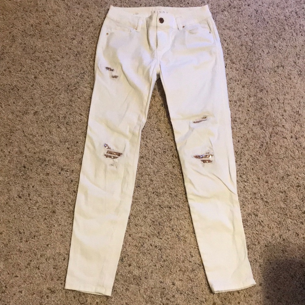 White House Black Market skinny ankle jeans size 00